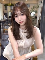 コート 表参道(Cote)&nbsp;美髪レイヤーカット／顔まわりレイヤー／ロングレイヤ 一/前髪