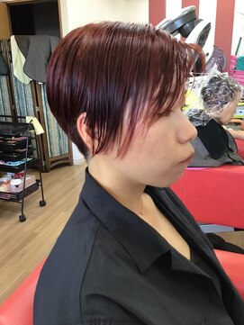 サロンド 優美 ショート＋デザインカラー