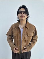 キーマン ヘアアンドアイ(KEYMAN hair＆eye)&nbsp;メンズウルフミディアムパーマ