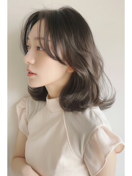 ラナ 新宿(lana) ミディアム/センター分け/トリートメント/【lana hair新宿】