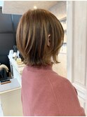 福山市美容院Caary 明るめハニーベージュカラー 20代 30代