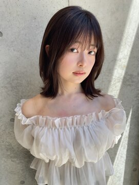 キーチェ 梅田中崎町(keych) レイヤーカット/オリーブベージュ/ブリーチなし/髪質改善/梅田