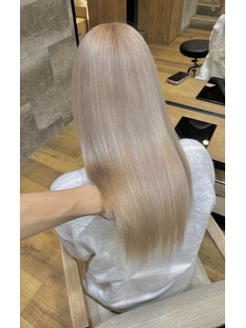 黒髪カタログ/クラゲヘアー/オリーブグレー/ラベンダー