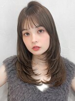 アグノス 青山(Agnos) 結べるボブ似合わせカット前髪レイヤーカットダークアッシュ