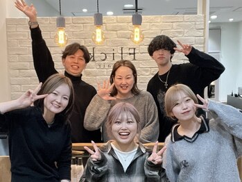 フリッカ(Flicka)の写真/経験豊富な女性スタイリスト在籍◎丁寧なカウンセリングが大好評！髪のお悩みやご相談も話しやすい雰囲気♪