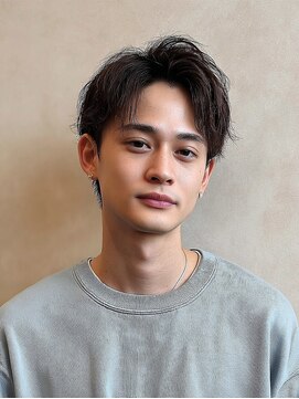 ポート バイ プライマル(port by primal) MEN’S HAIR/サーフカール/刈り上げセンターパート/千葉/千葉駅