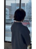 外ハネボブパーマ