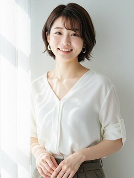 グランミーツ(Grand meets) 柔らかいシルエットの大人可愛いスタイル