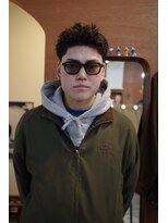 エディ(Edy)&nbsp;メンズスパイキーボックスショート刈り上げツイスパ眉毛カット