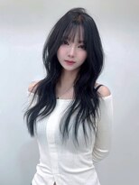 セブンルックス(7LOOKS) 【レイヤー】ブルーブラック×ロングレイヤーヘア