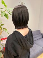 ジアン バイ ミルボン NU茶屋町+(GIEN by milbon)&nbsp;ボブ/切りっぱなしボブ/丸くならないボブ/大人ボブ/タッセルボブ