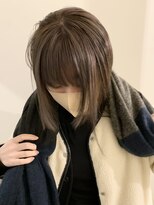 ライン(LINE) ブリーチなしダブルカラー/マロンベージュ