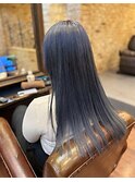 透明感ブルージュカラー