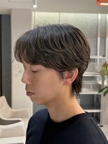 バーバーハウス ラヴィ 阿佐ヶ谷店(Barber House Lavie)&nbsp;センターパート × ニュアンスパーマ