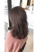 透明感抜群のピンクブラウニー