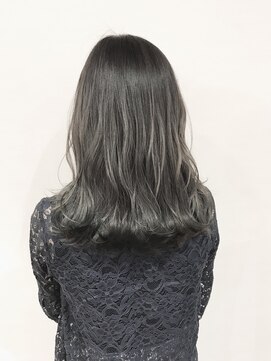 ブルー(BLUE) 《Blue》#ダークグレージュ#ブリーチなしダブルカラー