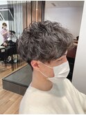 ビジネスマンにおすすめニュアンスマッシュパーマ
