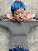 ピークアブー 原宿ハラカド(PEEK-A-BOO) ベリーショート×ブルー!