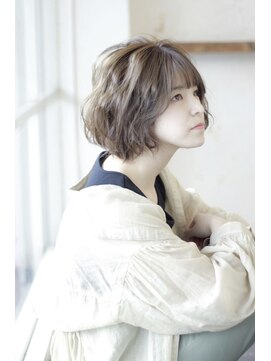 ラファンジュ ヘアー クレオ(Rohange hair Creo) 【Creo】#なみなみウェーブ#大人ボブ#20代#30代#40代