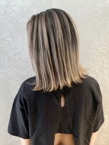 アイティーバイアルバム 下北沢店(IT by ALBUM)&nbsp;コントラストハイライト_グレージュカラー_ba348571