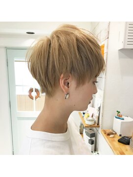 レンク(LENC) Coast.ベリーショート×明るめブリーチ