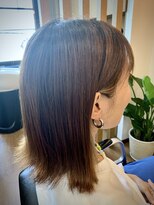 ヘアーズリッカ(Hair.s Rikka)&nbsp;外ハネイヤリングカラーボブ