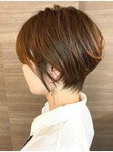 ひし形ショートボブ