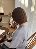 切りっぱなしボブ