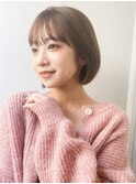 韓国風内巻き風ボブスタイル【横浜】w