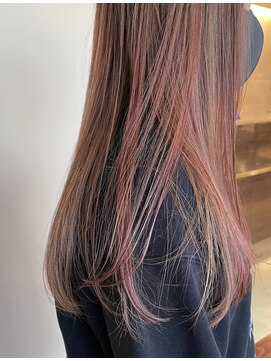 コンティバイミラートーク(CONTY by MIRROR TALK) ロング / ハイライト / レッドカラー