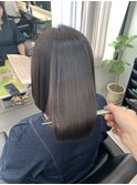 【ボブ】艶髪に小顔カット
