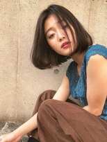 エムスラッシュ たまプラーザ(M.SLASH)&nbsp;艶カラー抜け感かき上げワンレンボブM.SLASHたまプラーザ10-10★