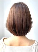 30代40代大人女性/前髪ありショートボブ/ショートヘア/髪質改善