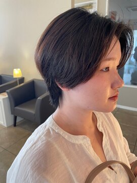 ビビグランジュテ(BiBi) 高知 南国市 BiBi glandjete ハンサムショート コンマヘア 黒髪