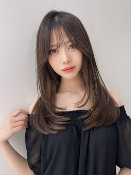 ロンド クラン 岡崎(Lond Clan) シンプルワンカールで動きのある旬なレイヤースタイル