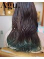 アグ ヘアー ルギン 日光店(Agu hair lgin) エンドカラー/グリーン