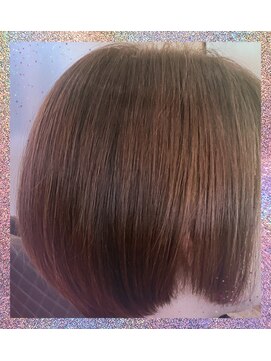 ピュアモード 髪質改善/ふんわりショートボブ/