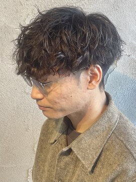 ニアウ 高崎店(Niau) メンズツイストスパイラルパーマ群馬高崎眉毛カット