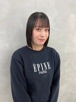 エンドリンク(endlink) ショートボブ前髪ありウェーブミディアムブリーチなしカラー