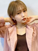 ショート/ショートボブ/似合わせカット/オリーブベージュ