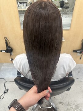 スミス 上野(smith) オリーブベージュミディアムレイヤーレイヤーカット