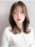 外ハネボブレイヤーカット艶感大人可愛いナチュラルカール☆