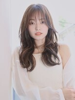 エムスラッシュ みなとみらい馬車道店(M SLASH)&nbsp;シースルーバング/ひし形レイヤー/デジタルパーマ/馬車道