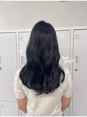 ダークグレージュ×ロング