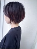 丸みボブ前髪なし前髪あり面長丸顔30代40代50代ショートボブ柴立