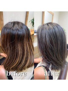 ステラバイケンジ 藤沢(STELLA by KENJE) ハイライト/白髪にお悩みの方に/30代40代50代