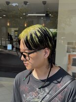 タイドヘアー 高槻2号店(TIDE HAIR)&nbsp;ルーツカラーウルフ辮髪