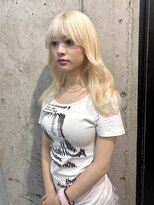 ラニヘアサロン(lani hair salon)&nbsp;ホワイトブロンド/ハイトーン/透け感カラー/金髪/ケアブリーチ/