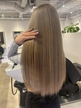 マルフェ 天王寺(marfe) 【marfe】ミルクティーベージュ＿ブロンドカラー＿ブロンドヘア