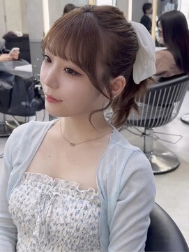 ロンドアヴァントゥス 池袋(Lond aventus) ミディアムレイヤーカット/レイヤー/顔周り/韓国/髪質改善/横浜